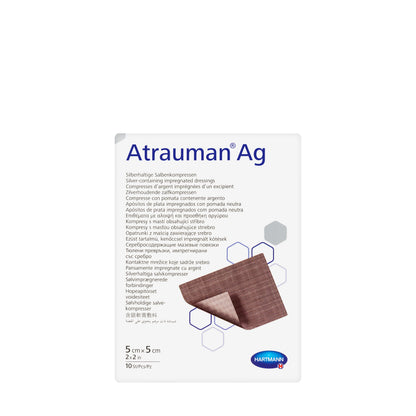 Hartmann Atrauman Ag Silver Dressing 5X5Cm 10 Pieces