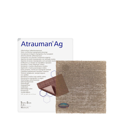 Hartmann Atrauman Ag Silver Dressing 5X5Cm 10 Pieces