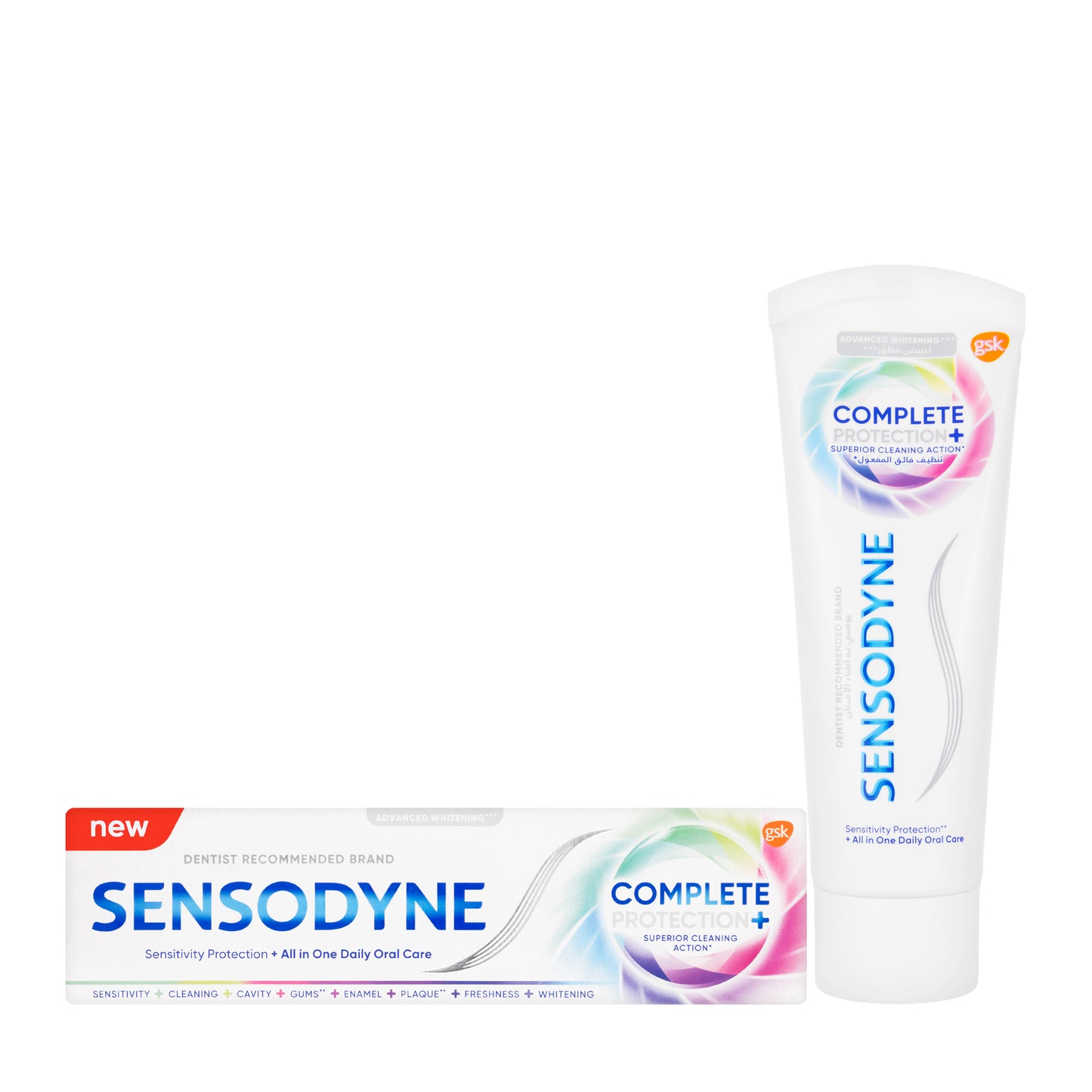 Sensodyne Complete Protection + Advanced Whitening ToothPaste 75ml