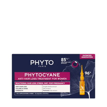 Phyto Phytocyane Reactional Anti-Hair Loss Set for Women 12 x 5 Ml Ampoules