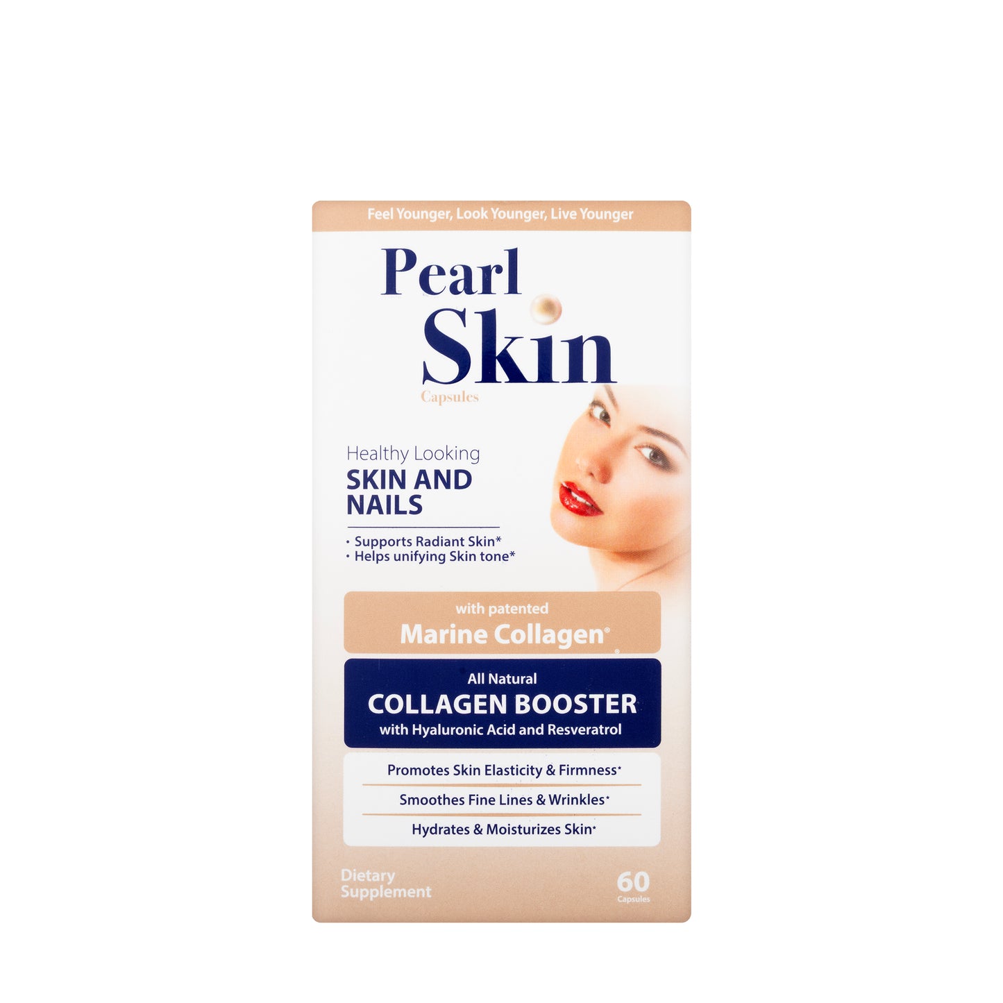 Pearl Skin Collagen Booster Skin and Nails 60 Capsules