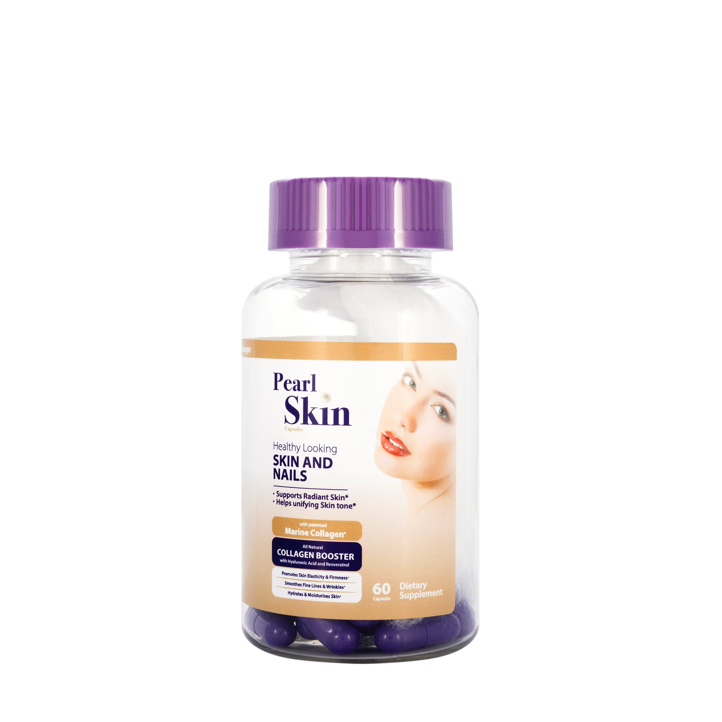 Pearl Skin Collagen Booster Skin and Nails 60 Capsules