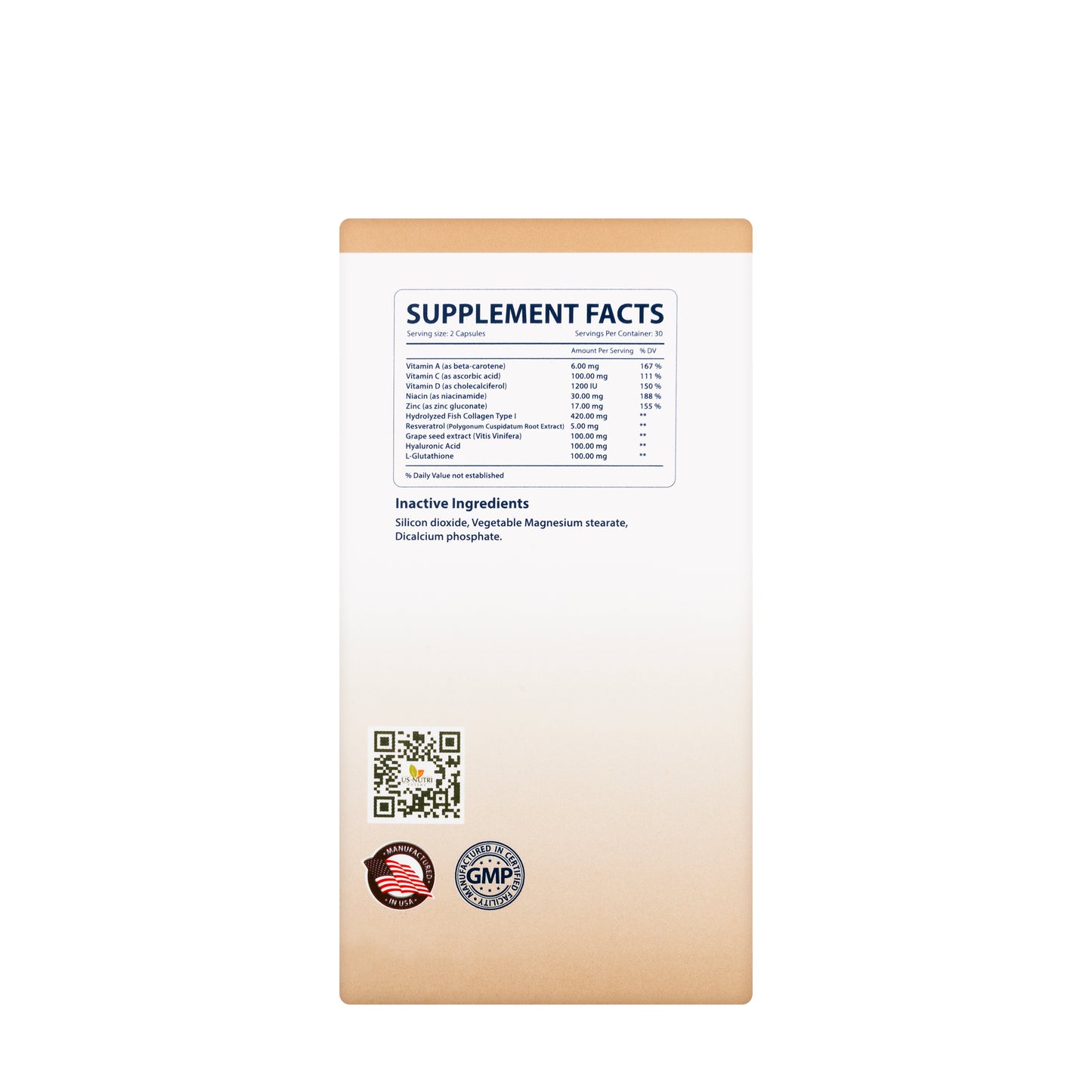 Pearl Skin Collagen Booster Skin and Nails 60 Capsules