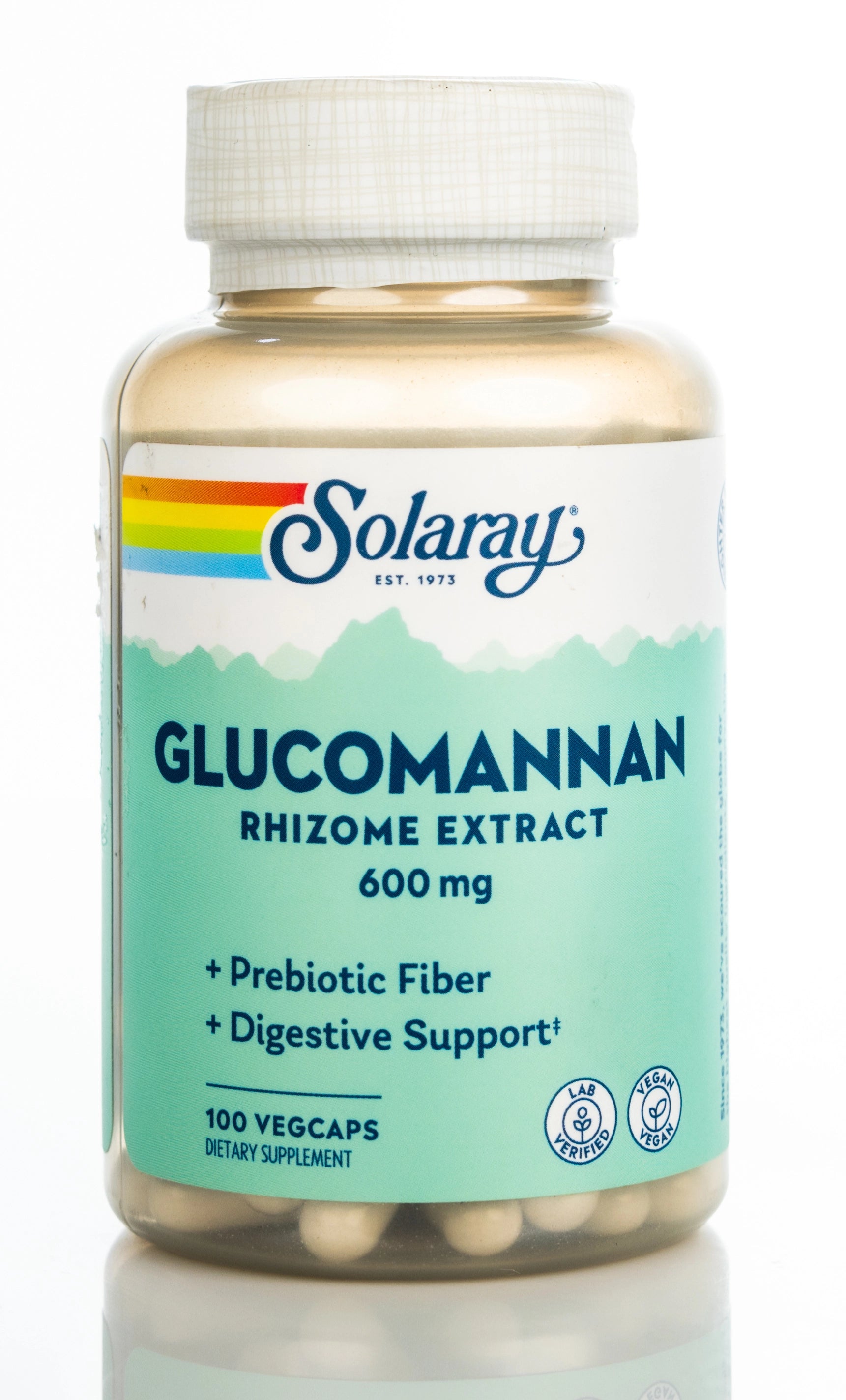 Solaray Glucomannan 600mg 100 Capsules