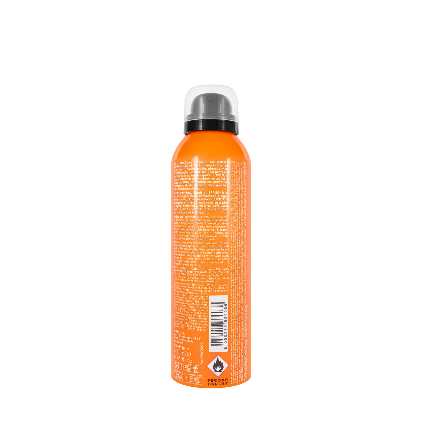 Korff Sun Secret Body Spray 200 Ml