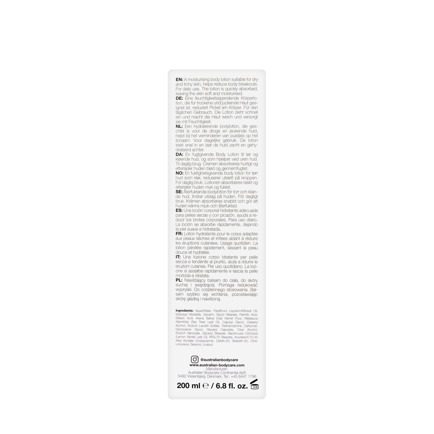 ABC Body Lotion Lemon Myrtle 200Ml