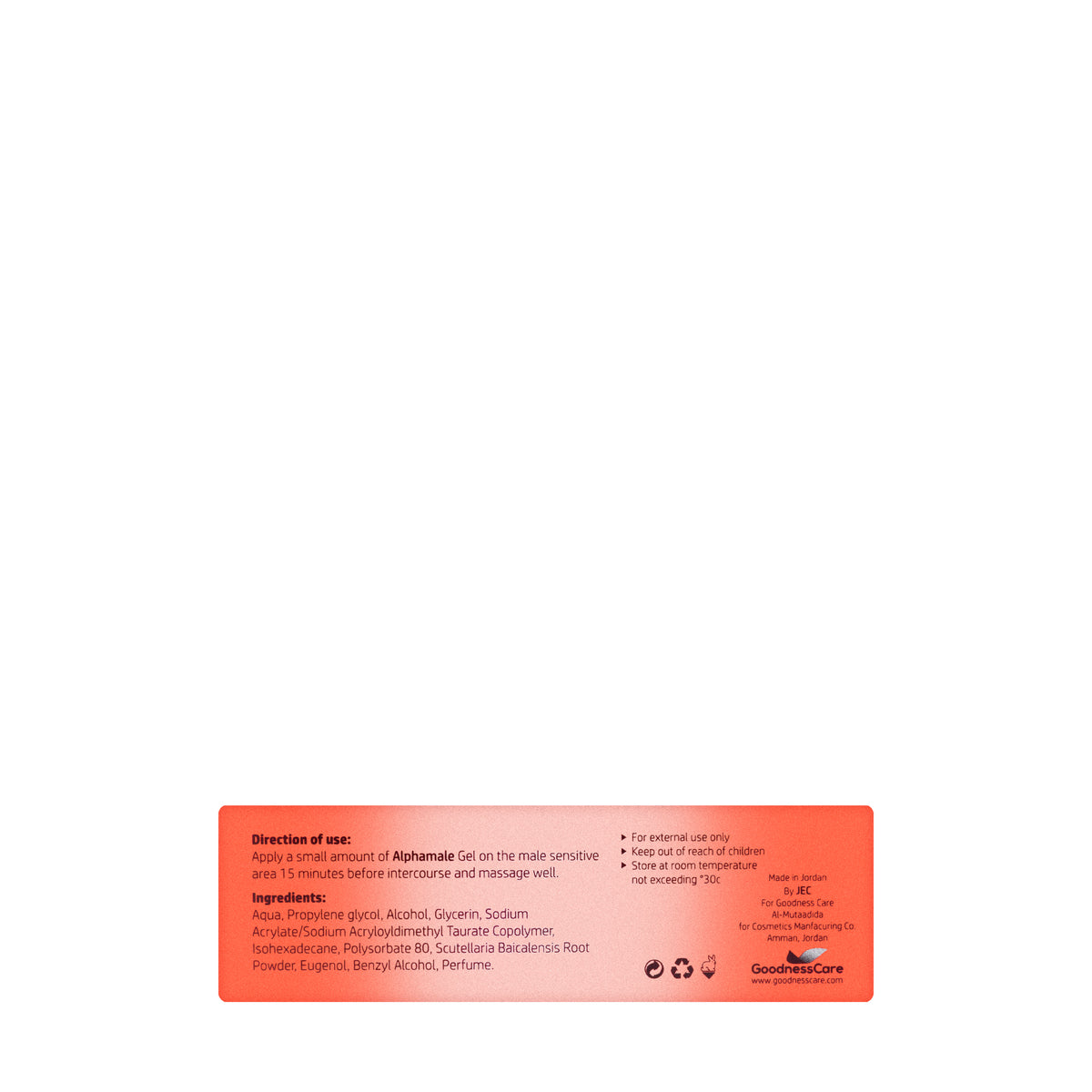 Alphamale Gel 1Gm 10 Sachets