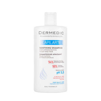Dermedic Capilarte Soothing Shampoo for Hypersensitive Scalp and Hair 300 ml