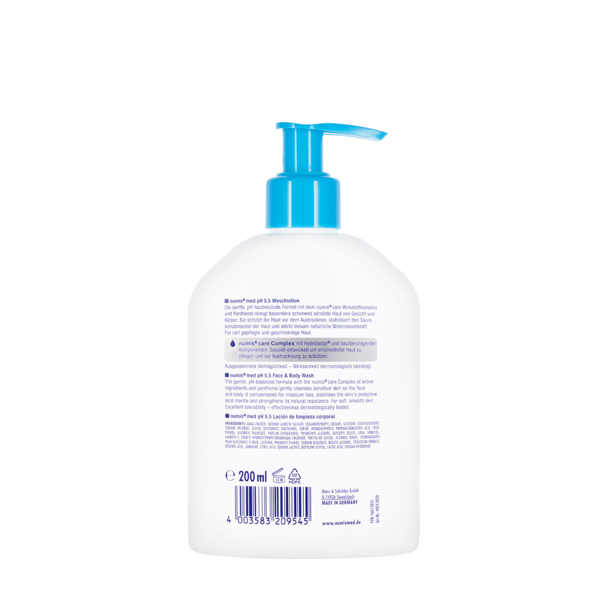 Numis med Face and Body Wash[Ph 5.5] 200 Ml
