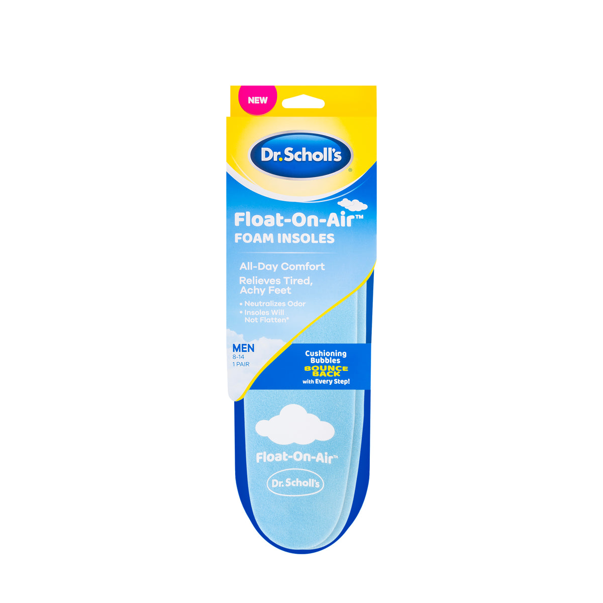Dr Scholl's Float On Air Foam Insoles [Men]  1 Pair