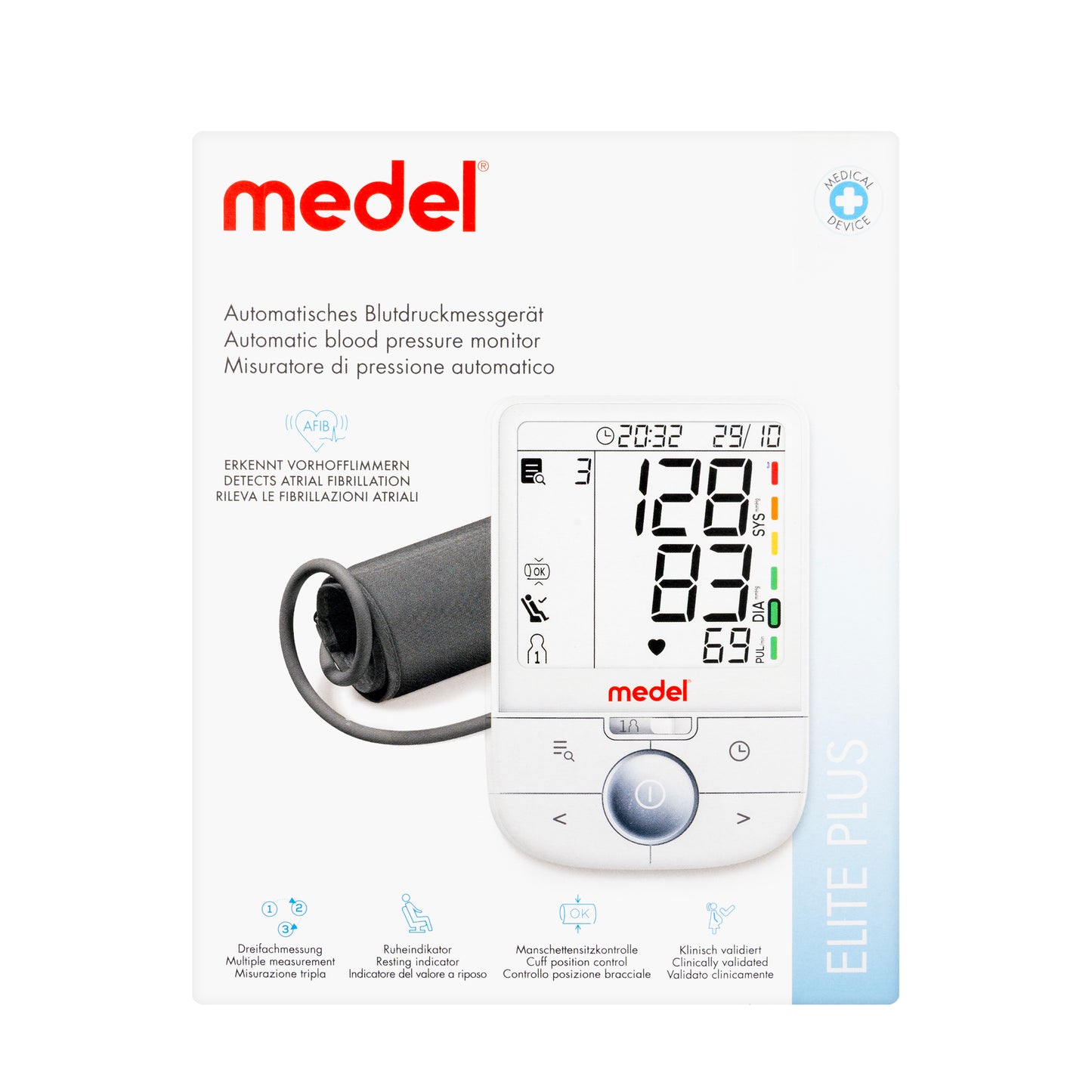 Medel Elite Blood Pressure Monitor[95123/1392S/60098]