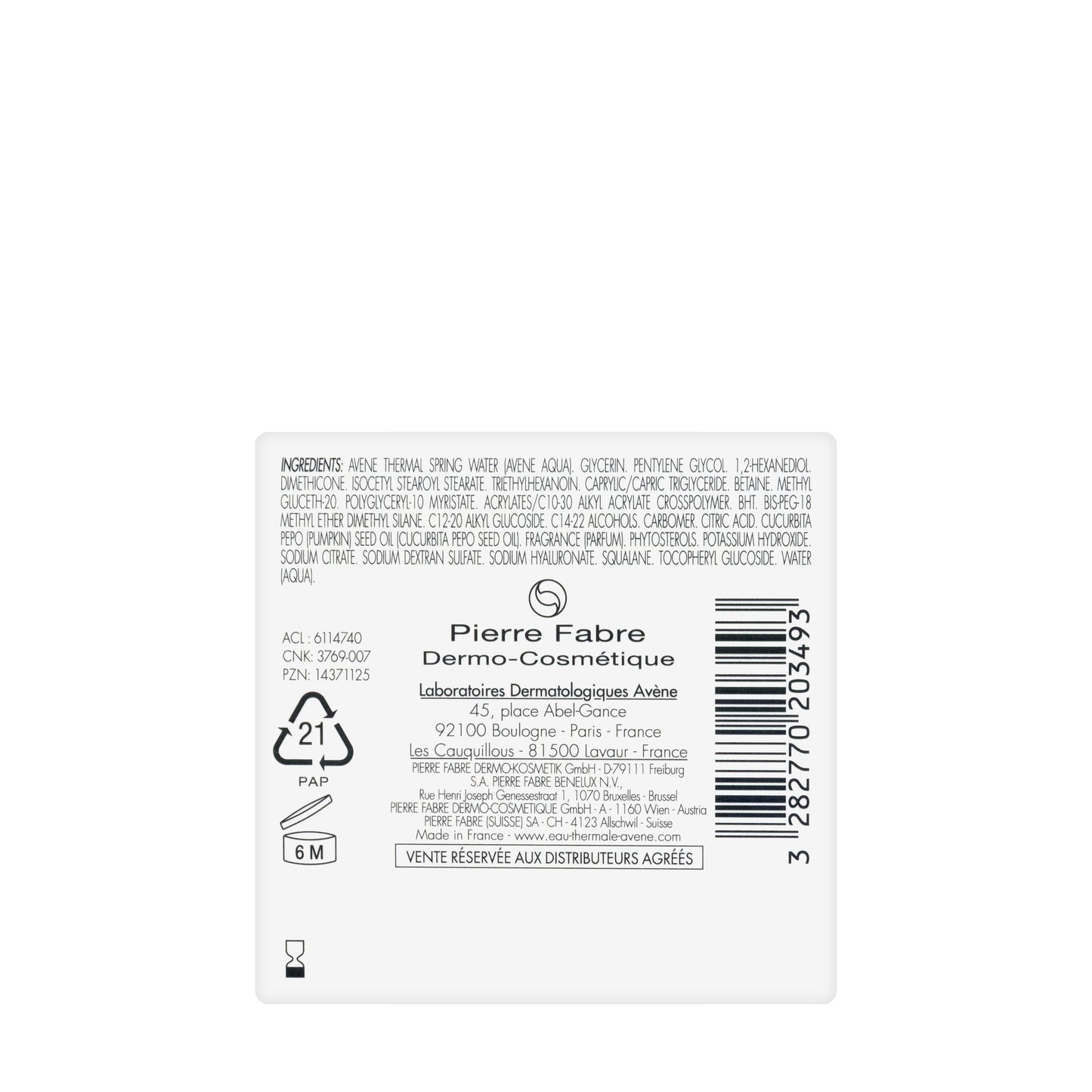Avène Hydrance Aqua-Gel Cream 50Ml