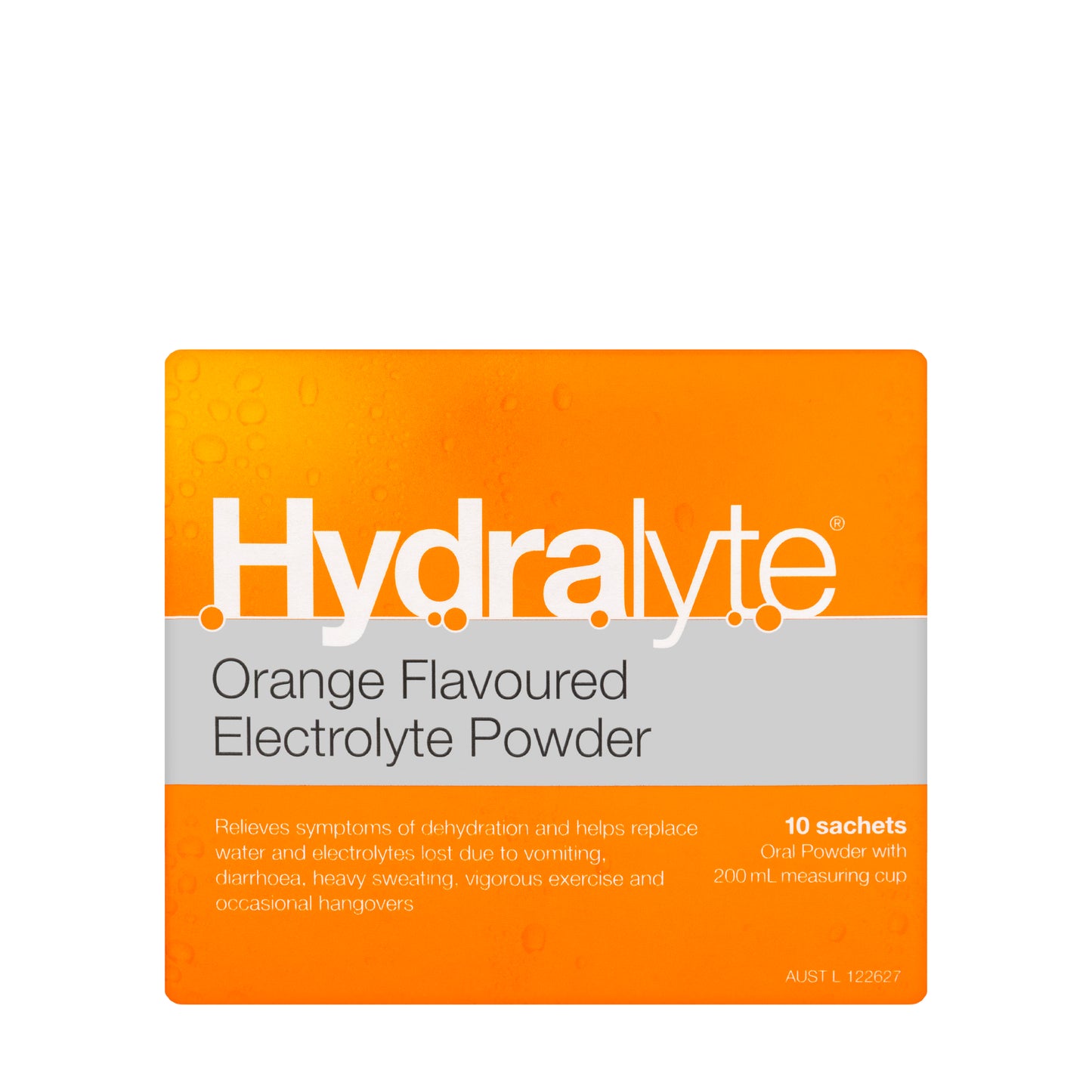 Hydralyte Orange Sachet 10X4.9 gm