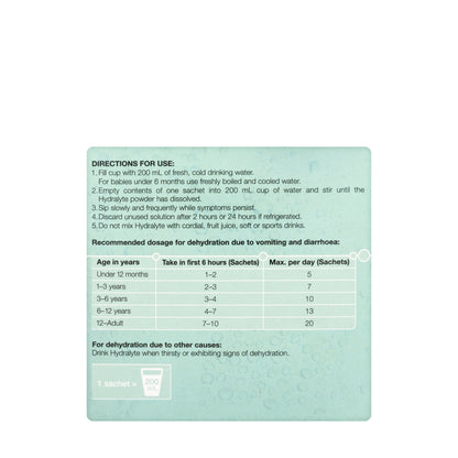 Hydralyte Lemonade Sachet 10X4.9 gm