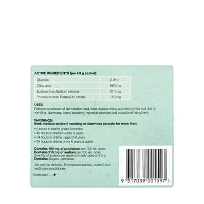Hydralyte Lemonade Sachet 10X4.9 gm
