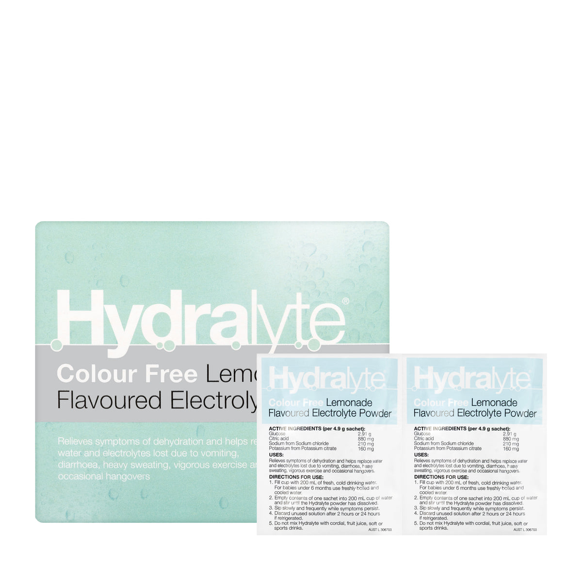Hydralyte Lemonade Sachet 10X4.9 gm