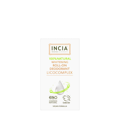 Incia Natural Whitening Deodorant Roll 50 Ml