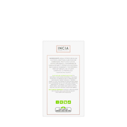 Incia Natural Whitening Deodorant Roll 50 Ml