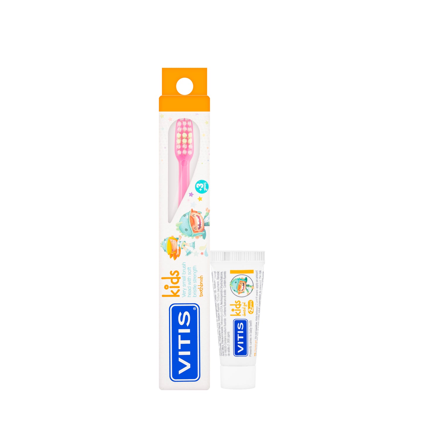 Dentaid Vitis Kids Toothbrush + 15Ml Toothpaste