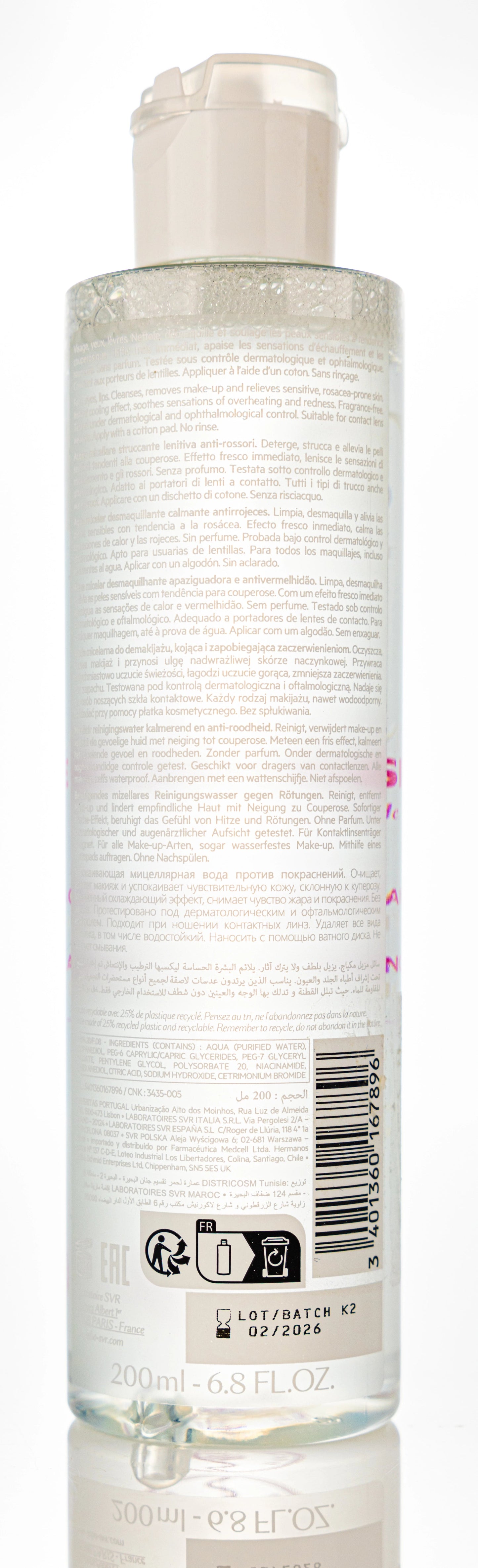 SVR Sensifine Ar Micellar Water 200 ml