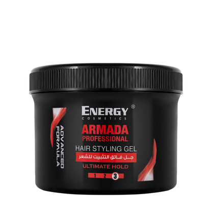 Energy Cosmetics Armada Professional  Hair Styling Gel [3] Ultimate Hold 500 Ml