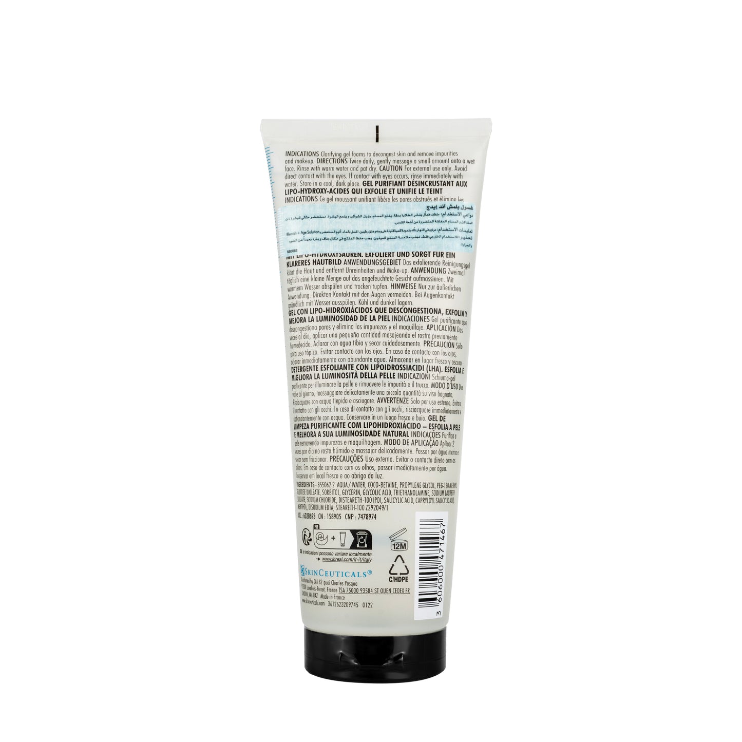 SkinCeuticals Cleanse Blemish + Age Cleanser Gel 240 Ml
