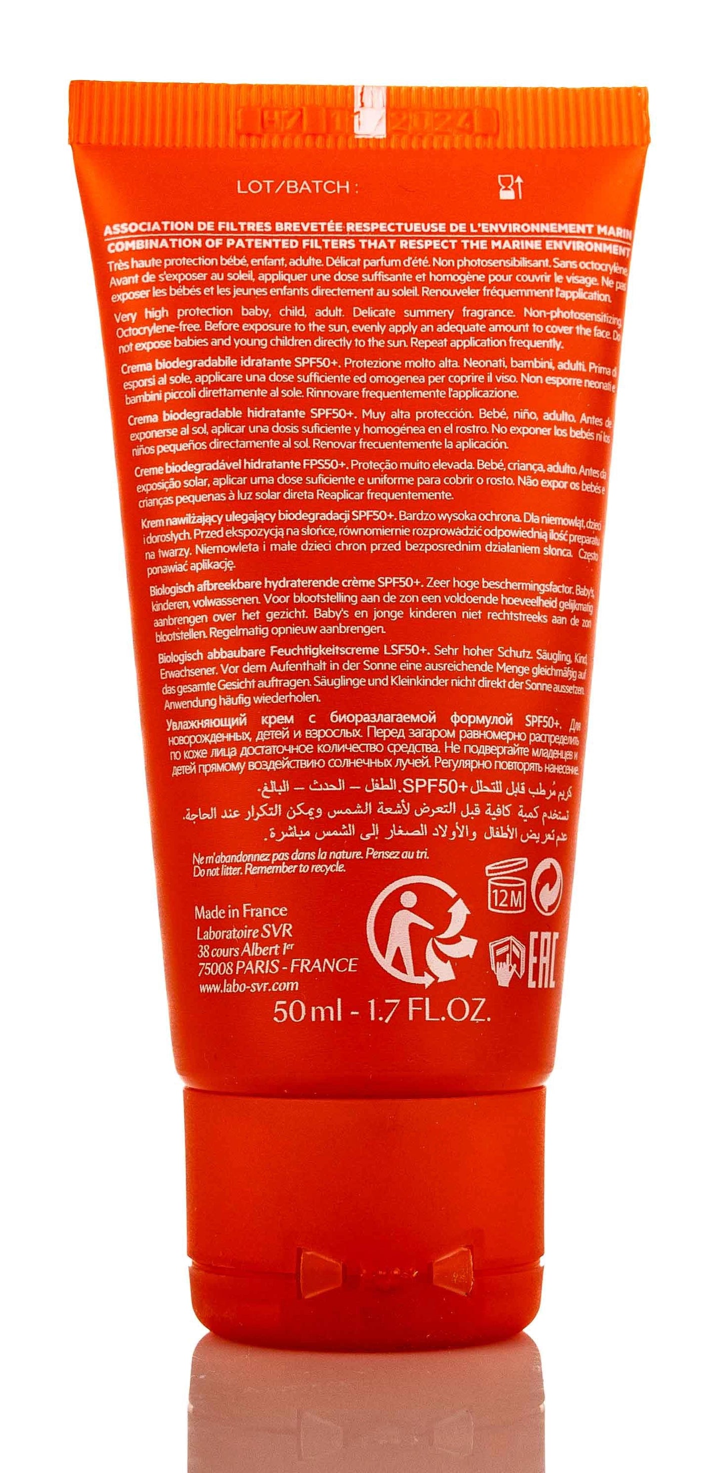 SVR Sun Secure Spf 50+ Hidratante Cream 50 ml
