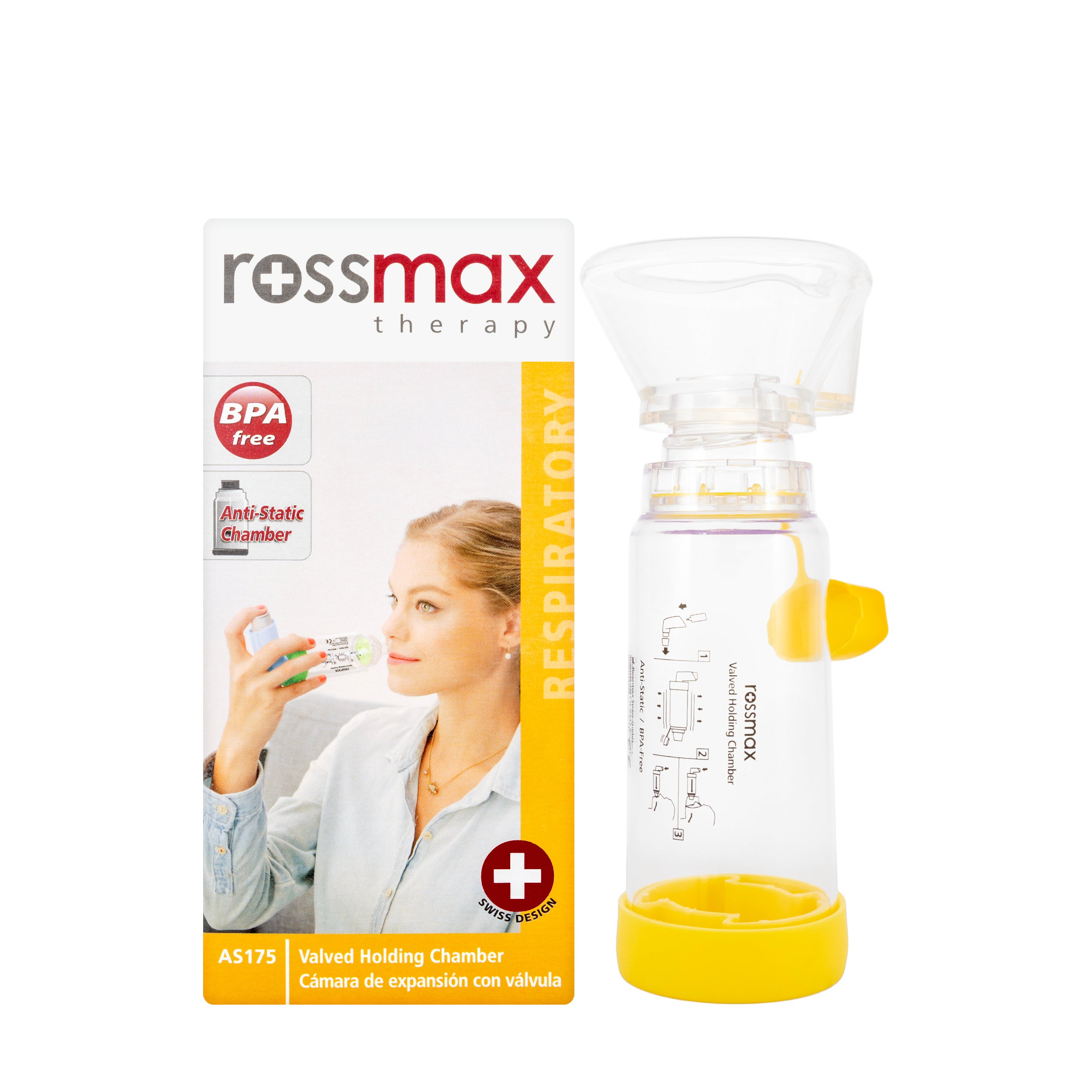 Rossmax Valved Holding Chamber For infant 0-1.5years [AS175]