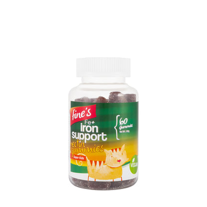 Fine's Kids Fe+ Iron Support 60Gummies