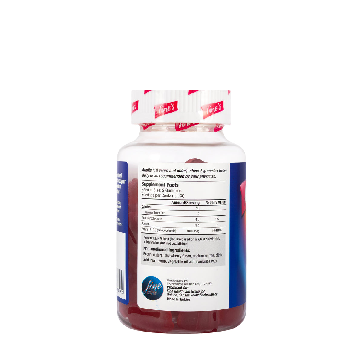 Fine's Adult Vitamin B12 60Gummies