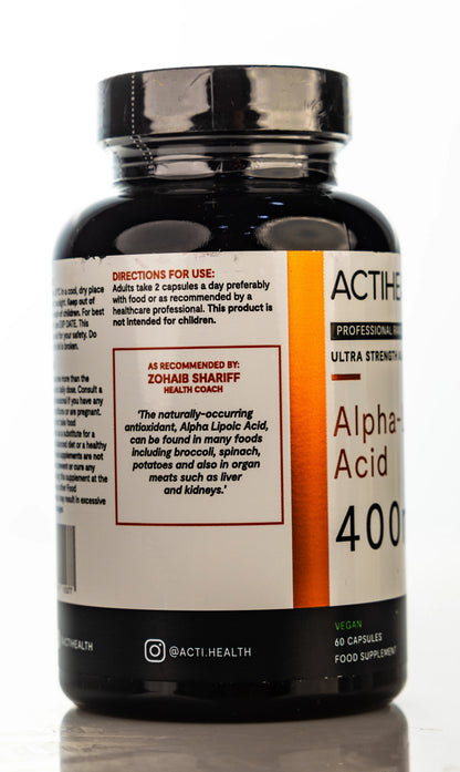 Actihealth Alpha-Lipoic Acid 400mg 60 Capsule