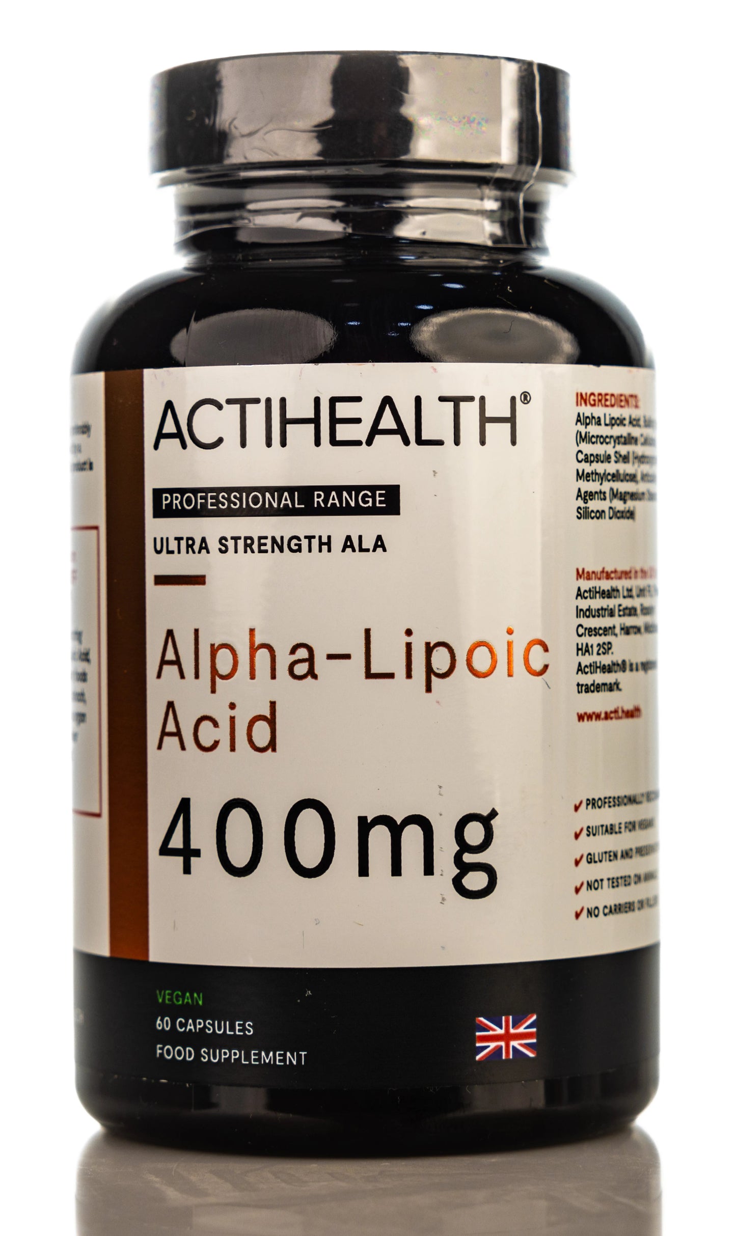 Actihealth Alpha-Lipoic Acid 400mg 60 Capsule