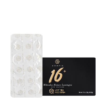 Asentia Manuka 16+ UMF Lozenges 16 Pieces