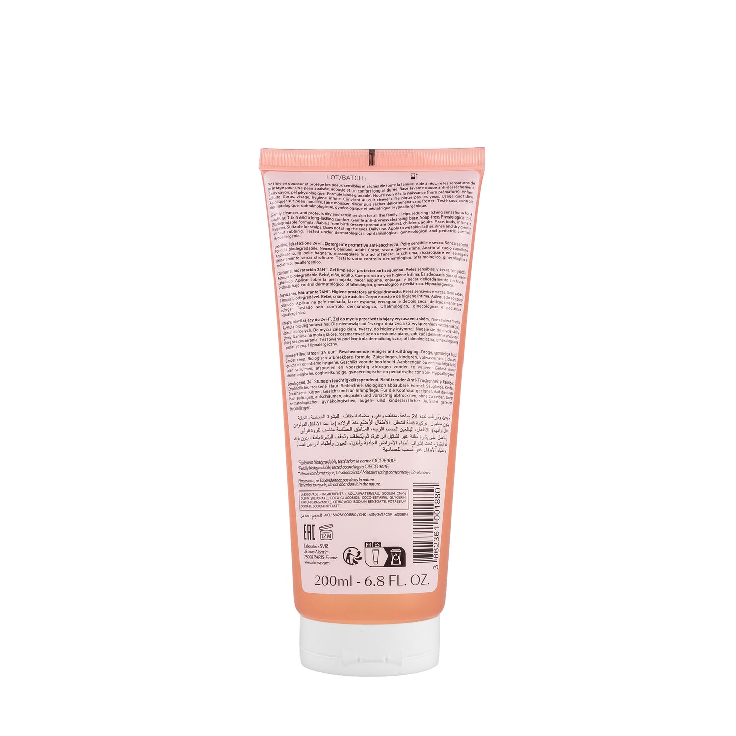 SVR Topialyse Gel Lavant 200ml