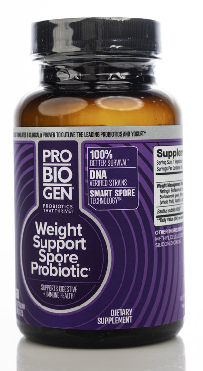 Probiogen Weight Support Spore Probiotic 60 Capsules
