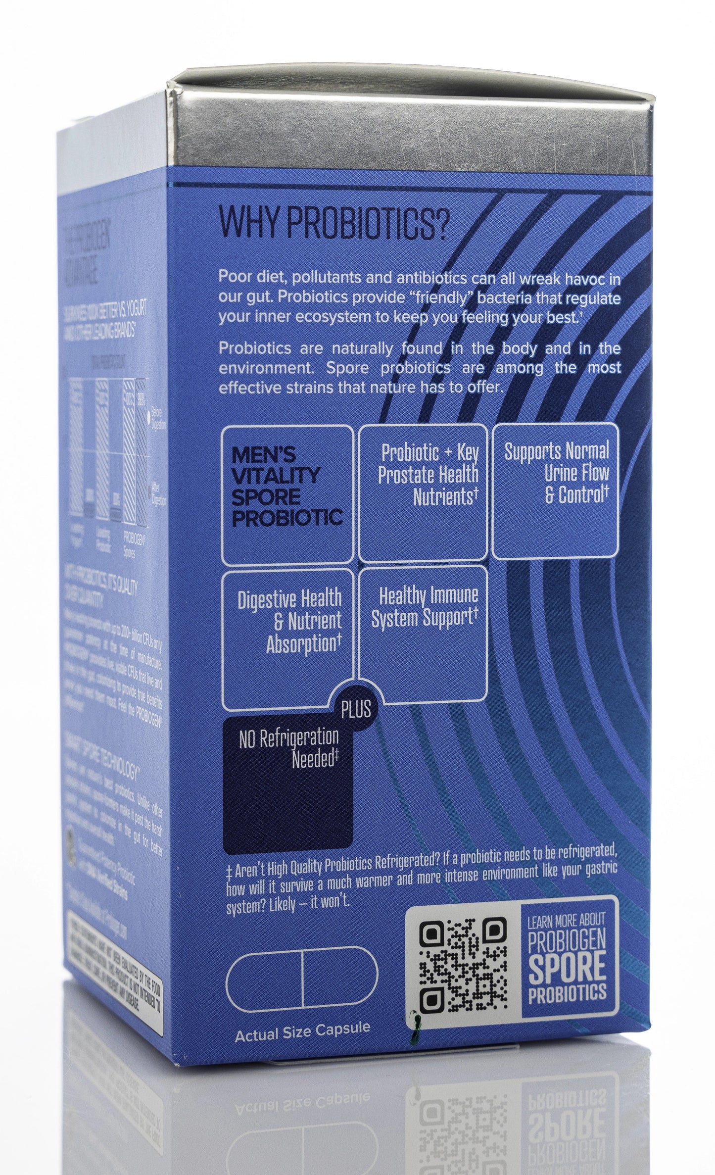 Probiogen Men's Vitality Spore Probiotic 30 Capsules