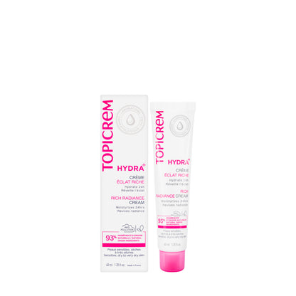 Topicrem Rich Moisturizing Radiance Cream 40 Ml