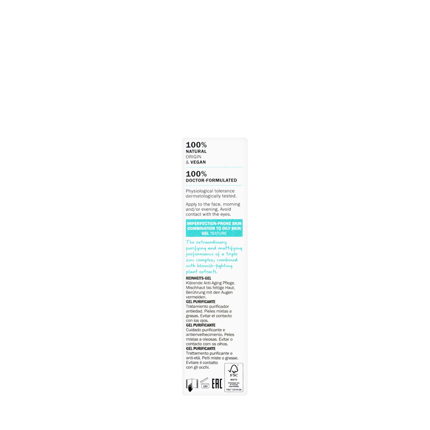 Novexpert Trio-Zinc Purifying Gel 30 Ml