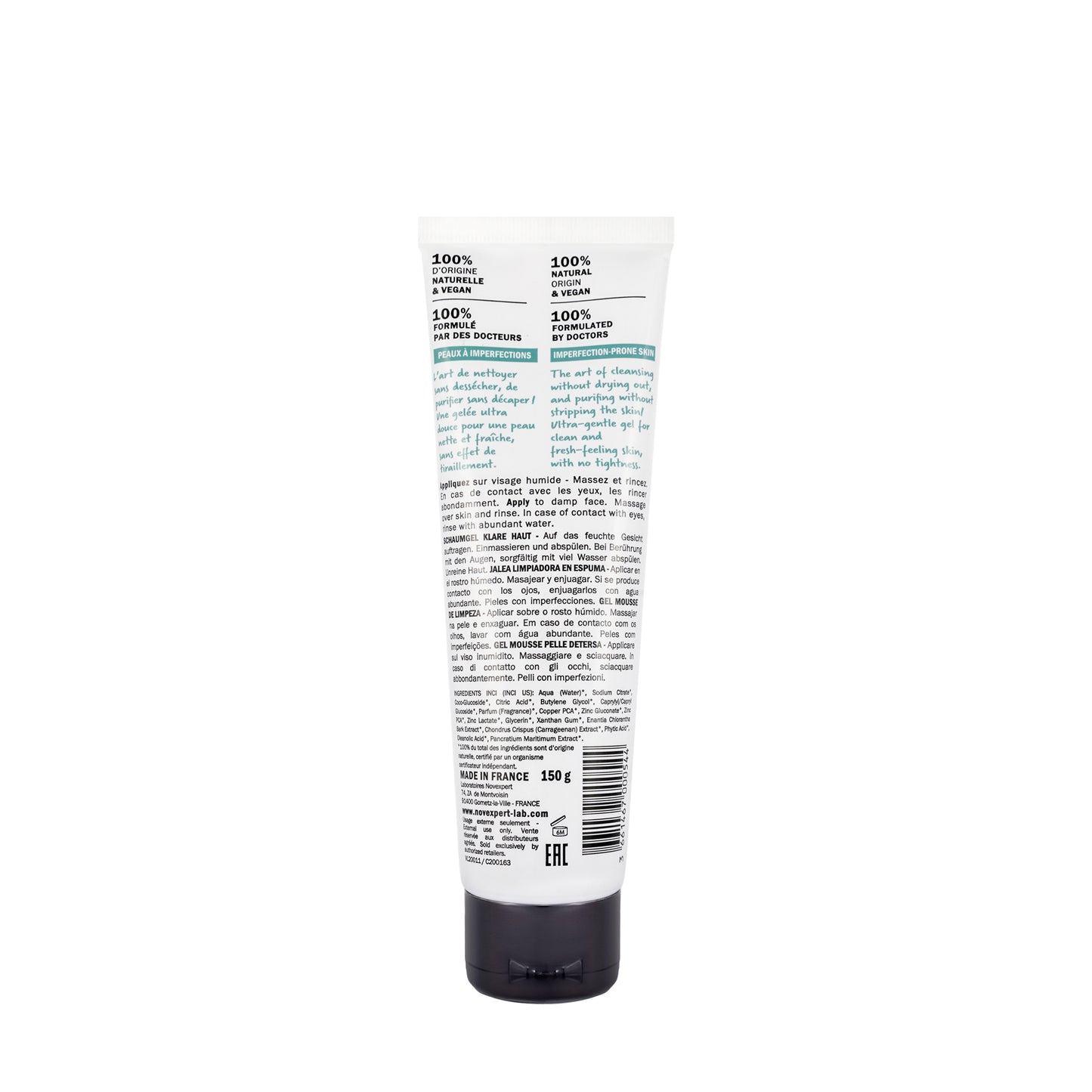 Novexpert Trio-Zinc Foaming Gel 150 Gm