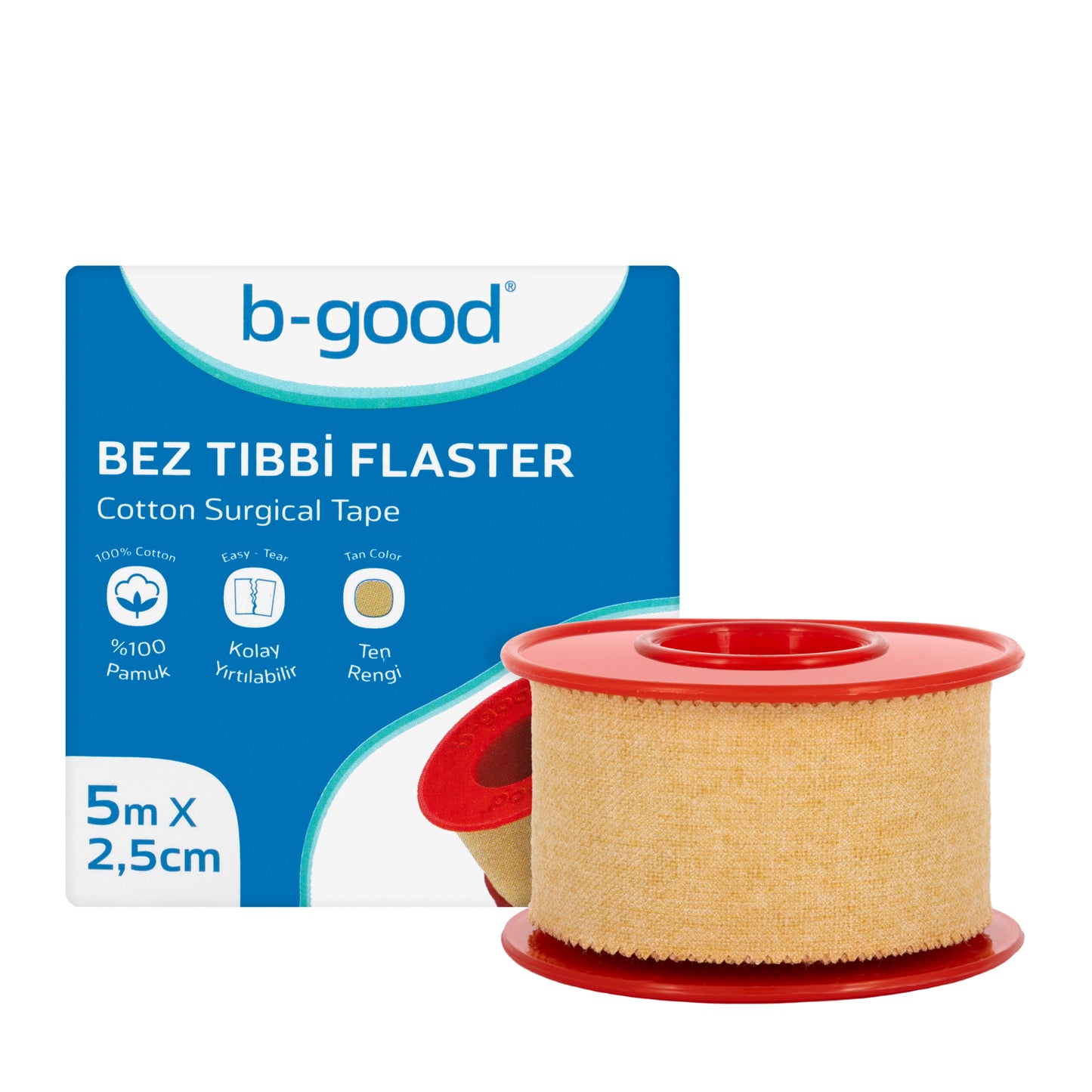B-Good Silk Surgical Tape 5Mx2.5Cm