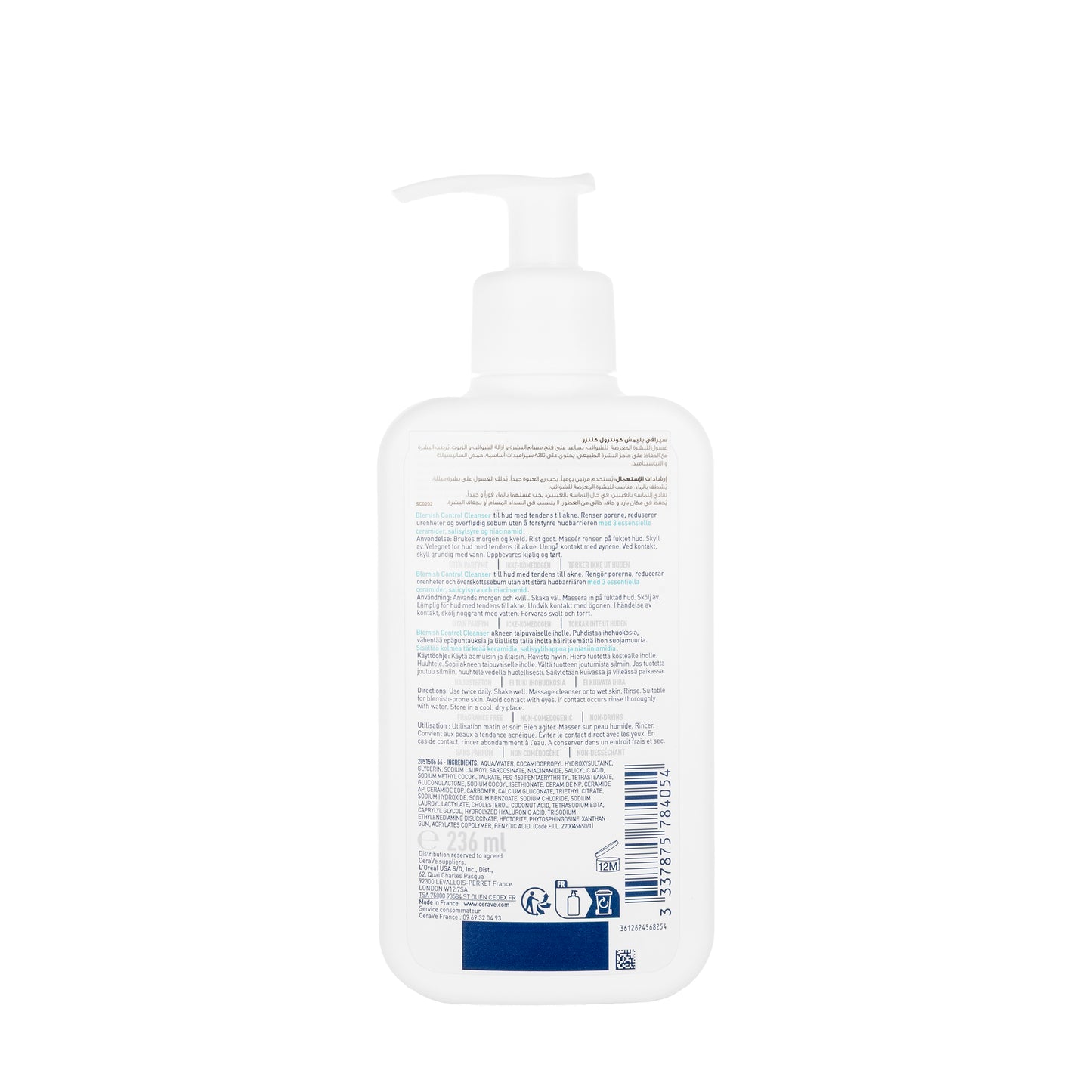 CeraVe Blemish Control Gel Cleanser 236 Ml