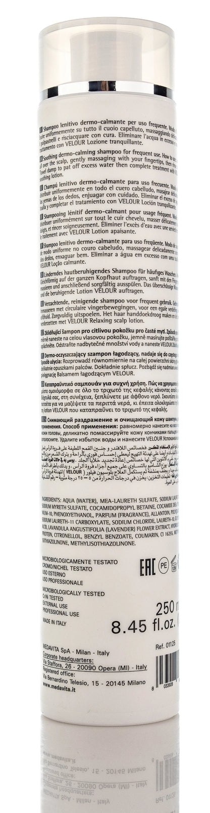 Medavita Velour Soothing shampoo 250 Ml