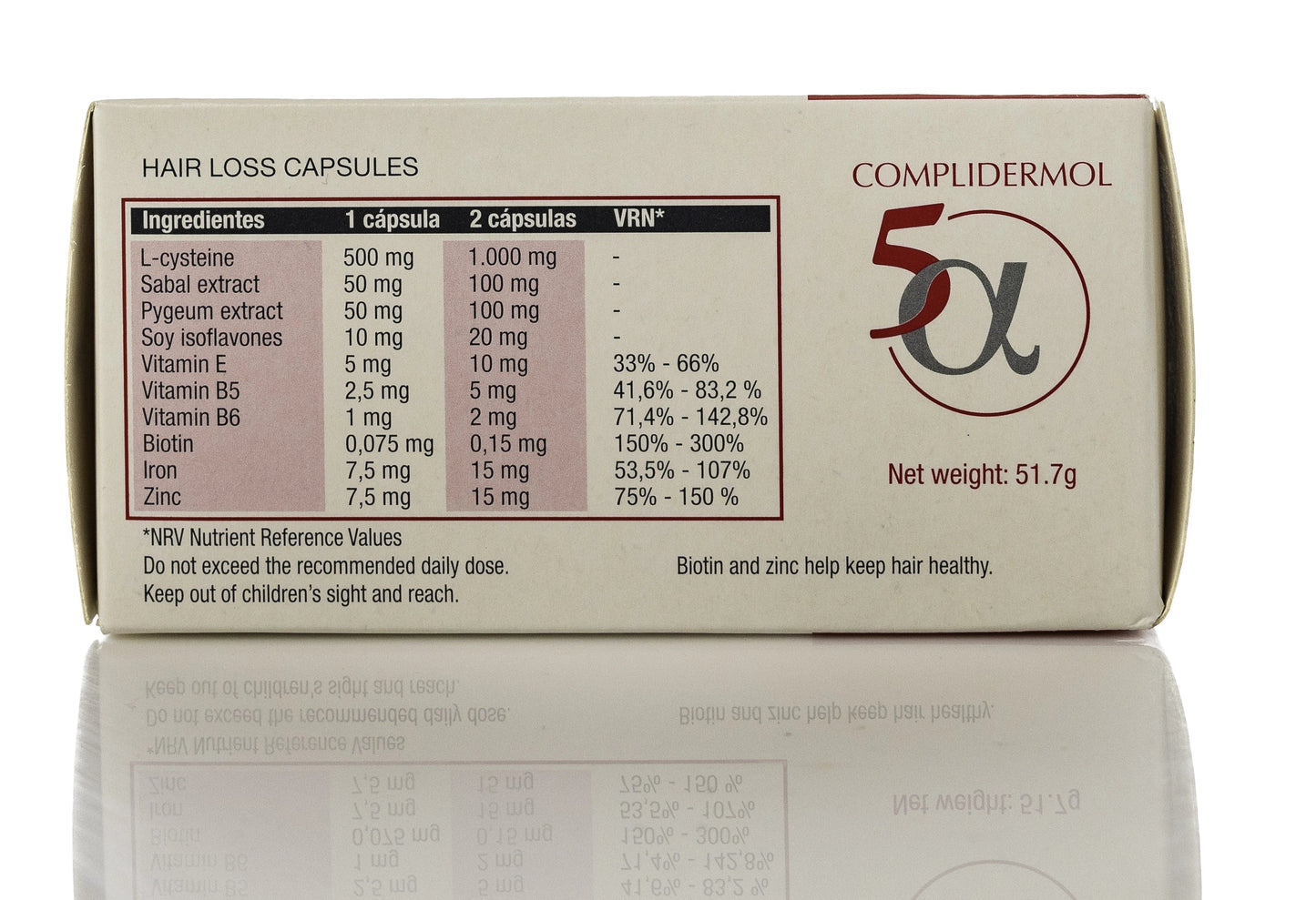 Complidermol 5-Alpha Hair Loss 60 Capsule