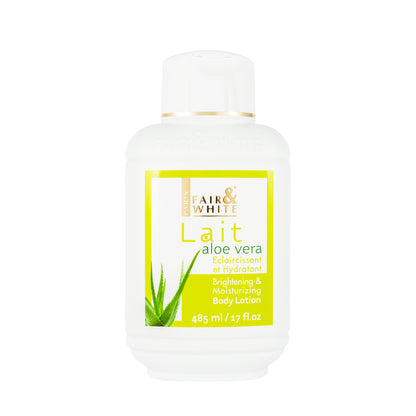 Fair And White Lait Aloe Vera Brightening and Moisturizing Body Lotion 485 Ml