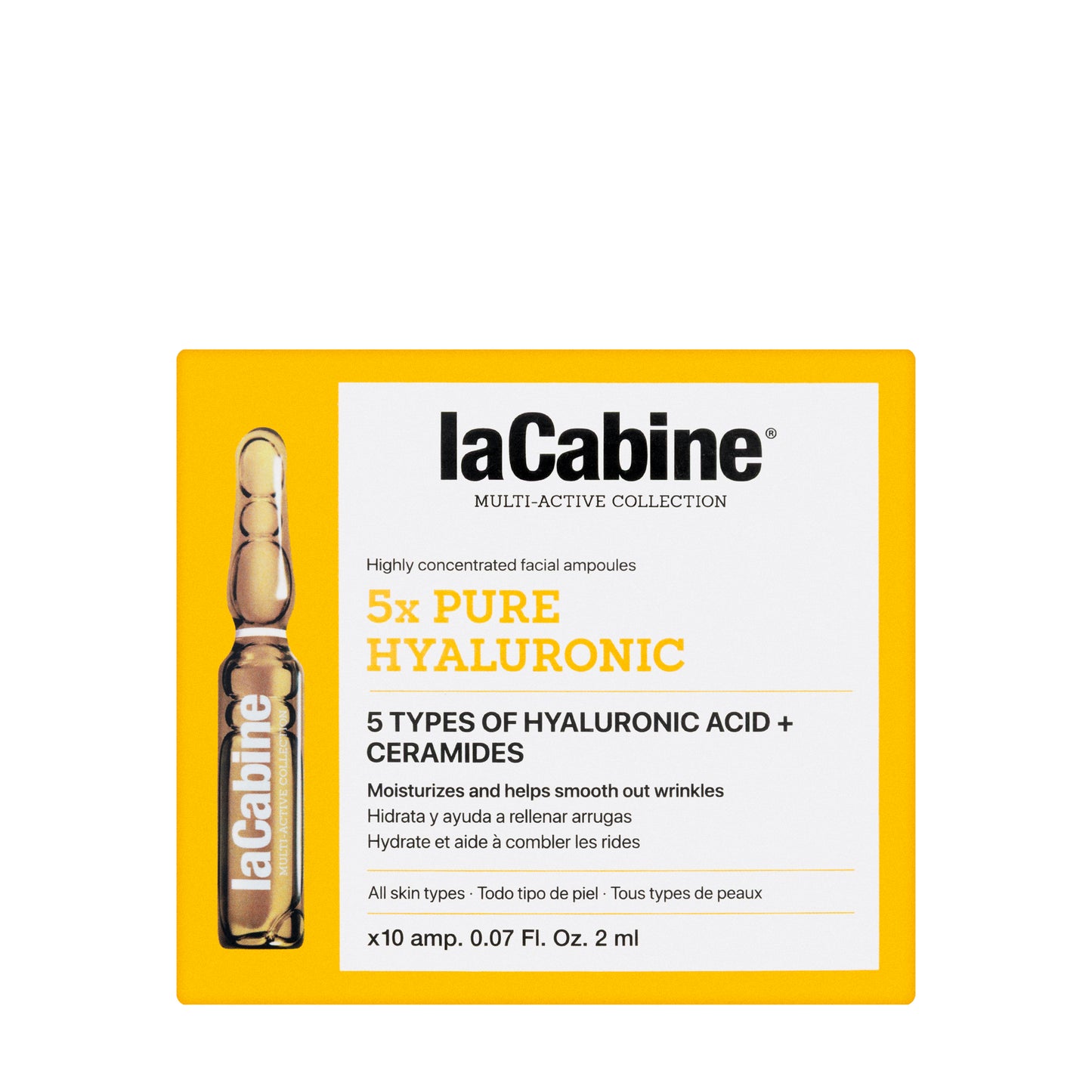 Lacabine 5Xpure Hyaluronic Ampule 10X2 Ml