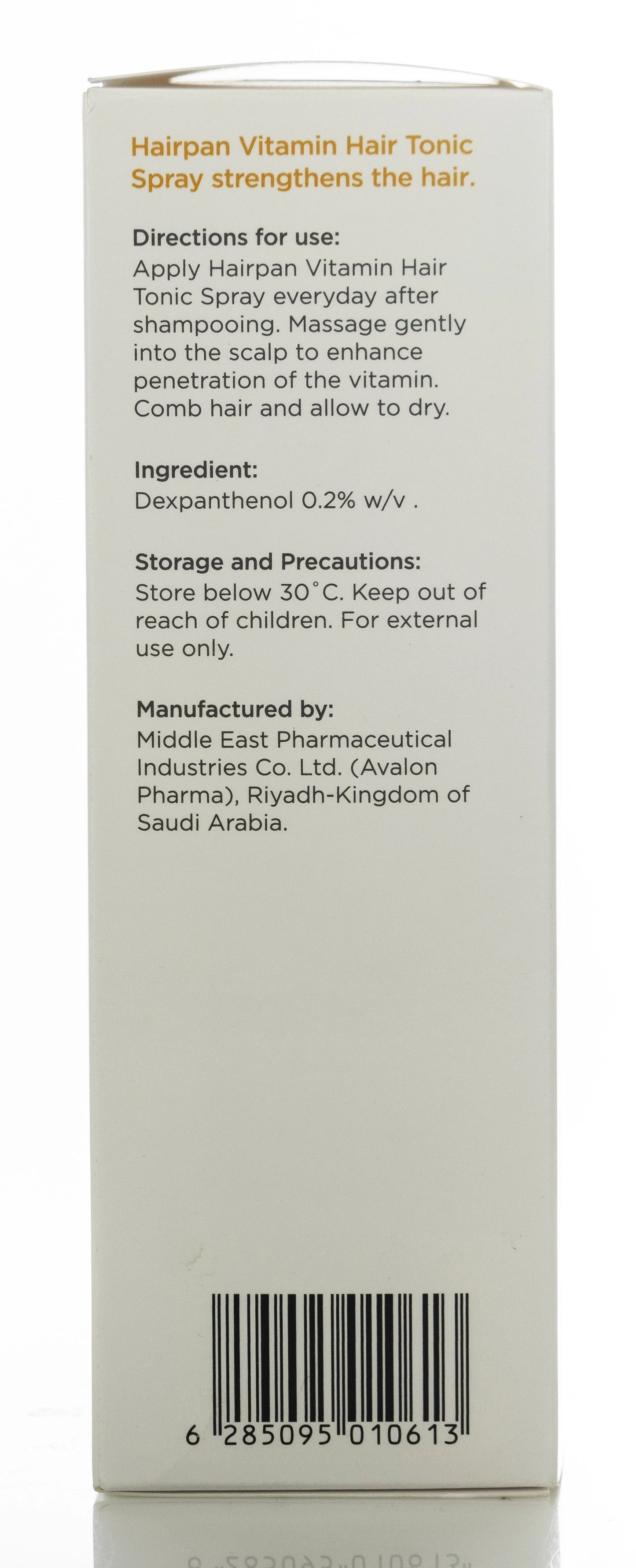 Avalon Hairpan Vitamin Hair Tonic Spray 140 Ml
