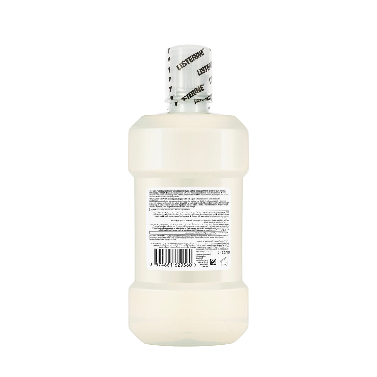 Listerine Advanced White Mouthwash 500 ml