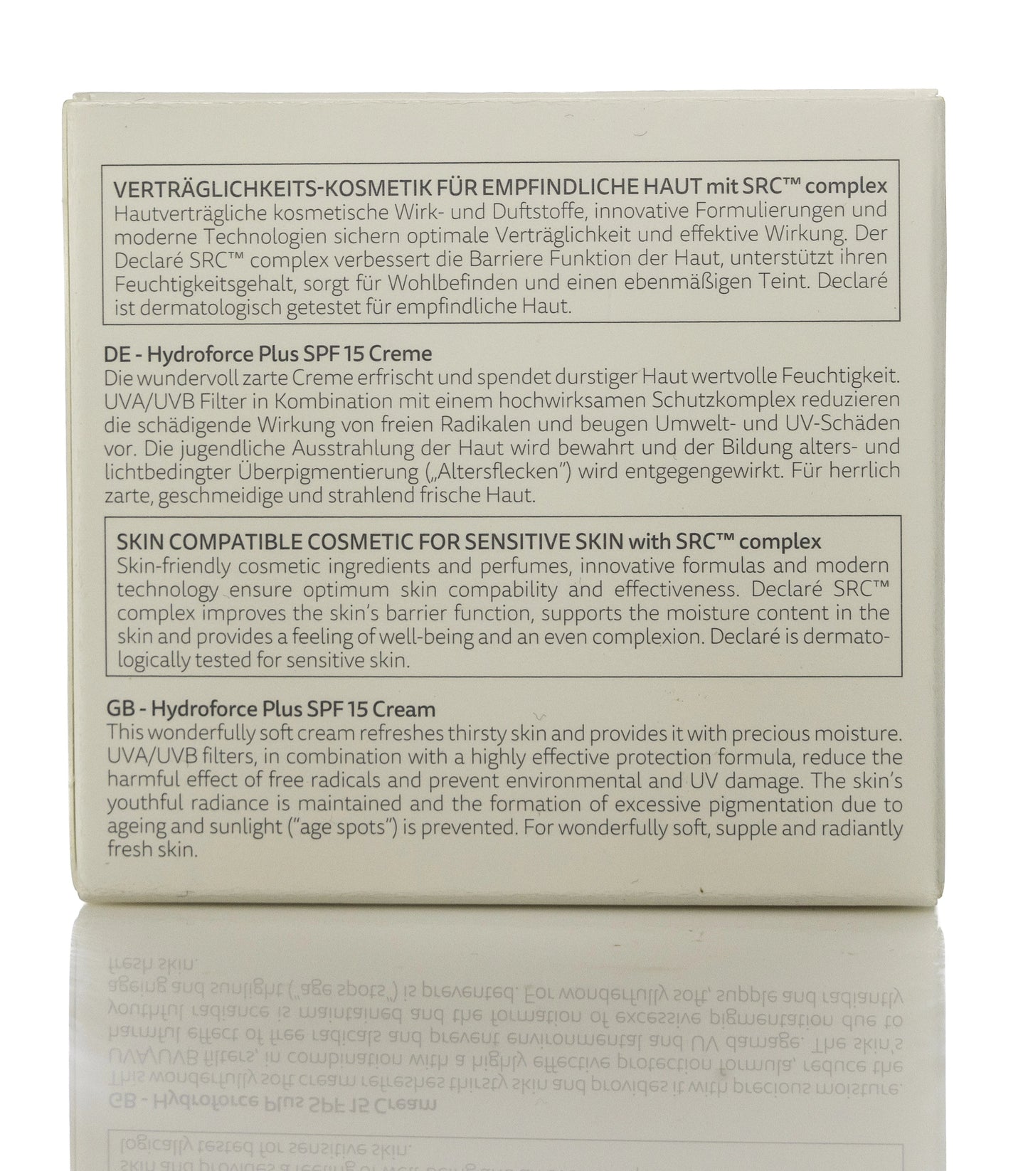 Declaré Hydro Balance Hydroforce Plus SPF 15 Cream 50 ml