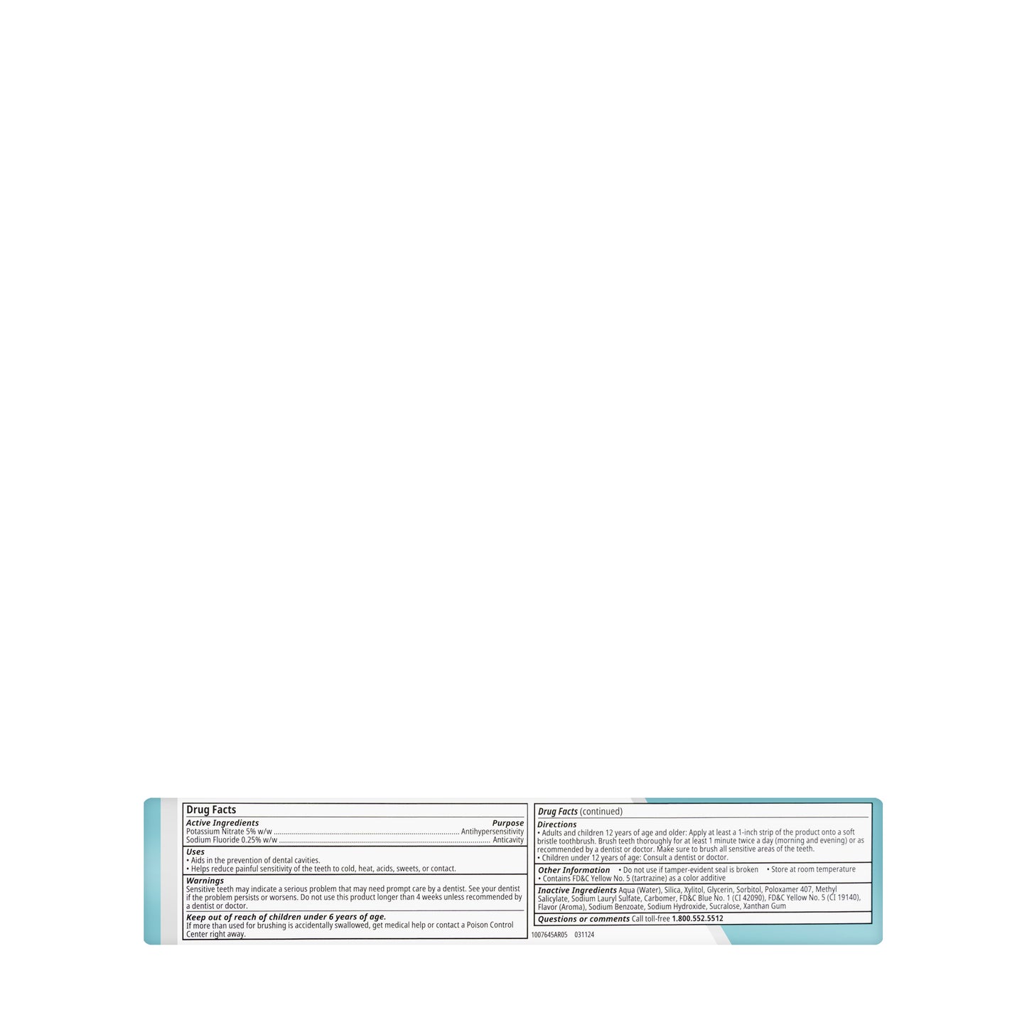 Opalescence Sensitive Toothpaste Cool Mint 100ml