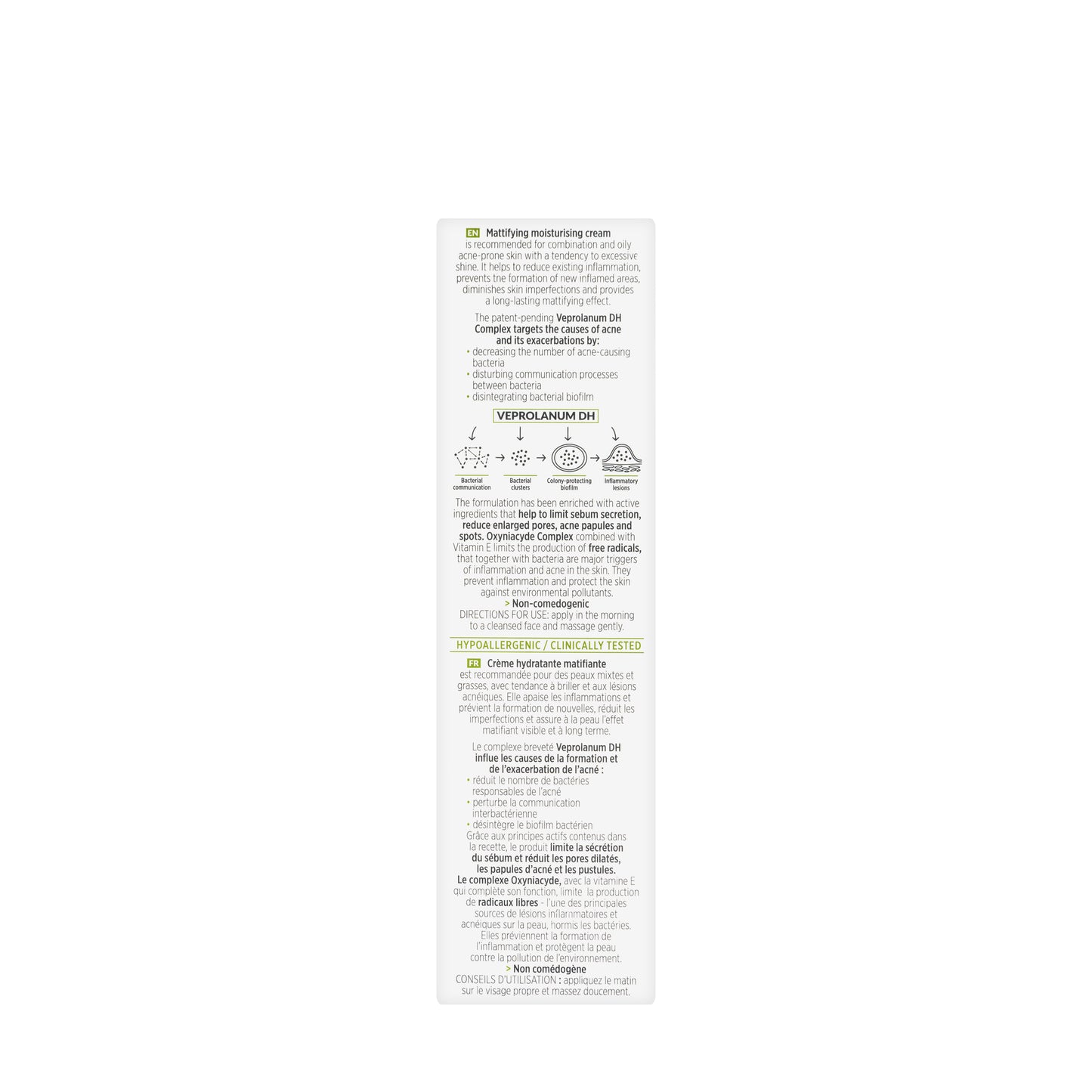 Dermedic Normacne Preventi Veprolanum DH Mat Mattifying Moisturising Cream 40 ml